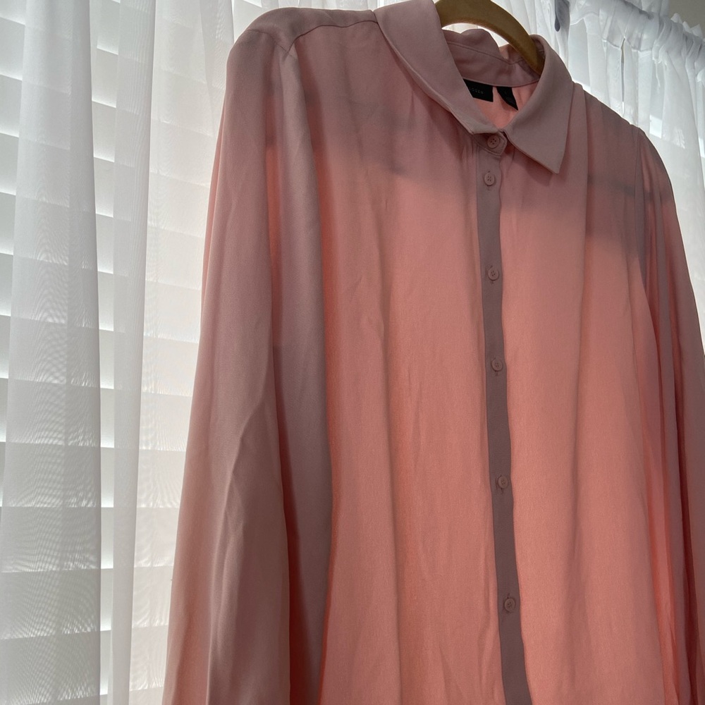 Halogen button down blouse - Picture 3 of 5